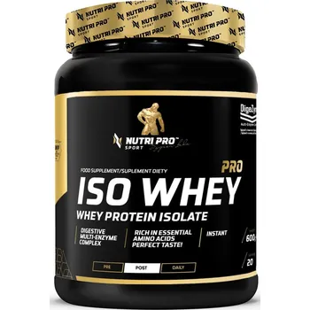 Protein Protein Nutri Pro Sport prášek 600 g, příchuť jahoda