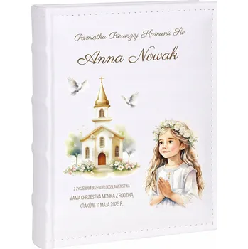 Fotoalbum Fotoalbum k prvnímu Svaté Přijímání | 300 fotografií, dárek K Prvnímu Svatému Přijímání s potiskem