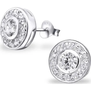 Náušnice Náušnice Knoflíky stříbro 925 1041