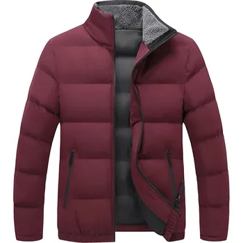 Pánský kabát Pánská zimní bunda ND778 Barva: Červená, Velikost: 3XL