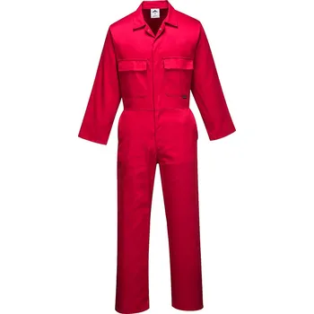 PORTWEST Kombinéza Euro Work Velikost: S, Barva: červená