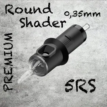 Tetovací jehla 5RS PREMIUM CARTRIDGE 0,35MM ROUND SHADER 1KS N3