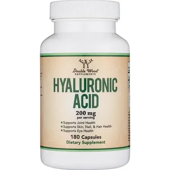 Fitness strava Double Wood Supplements Hyaluronic Acid 180 kapslí
