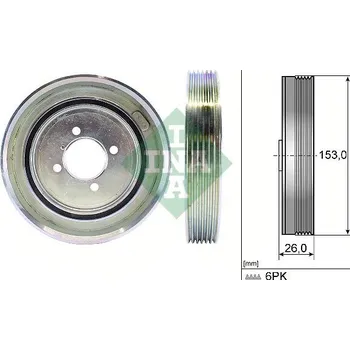 Řemenice, klikový hřídel Schaeffler INA 544 0040 10