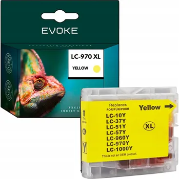 Žlutá inkoustová kazeta Brother 970Y | 36 ml | Výtěžnost 950 stran