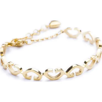 Náramek Náramek chirurgická ocel Lite gold 547