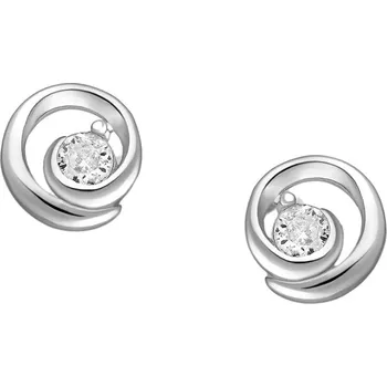 Náušnice Náušnice Kruh & Zirkon stříbro 925 1041