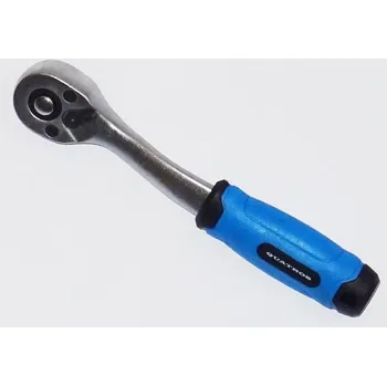 Ráčna Ráčna 1/4", 72 zubů, s přepínací páčkou, vyhnutá, délka 150 mm - QUATROS QS50112