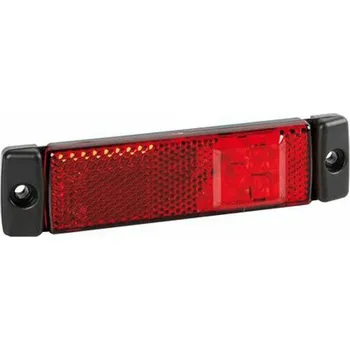 Světlo poziční boční 3 LED 24V F-14 červené