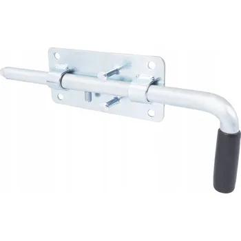 Dveřní kování Závora dveřní zámek zástrč 220mm POZINK