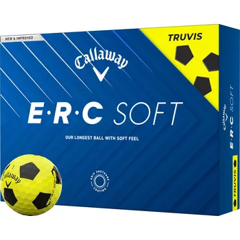 Golfový míček Callaway Callaway ERC SOFT TRUVIS YELLOW NEW
