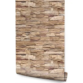 Fototapeta Omyvatelná tapeta do obýváku – imitace kamene, břidlice, cihly