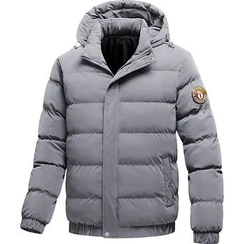 Pánský kabát Pánská zimní bunda ND809 Barva: Šedá, Velikost: M