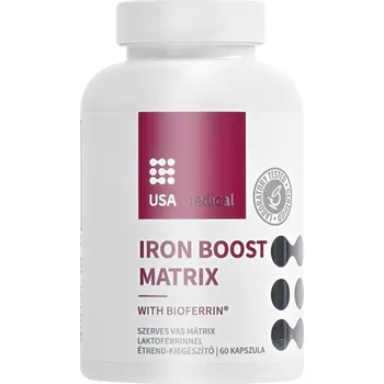 Fitness strava USA medical Iron Boost Matrix BioFerrin® 60 kapslí