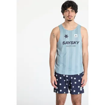 Tílko SAYSKY Stripe Combat Singlet Top Blue Aop XL