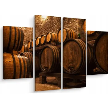 Obraz Čtyřdílný obraz Sklep VÍNO Vintage 200x150