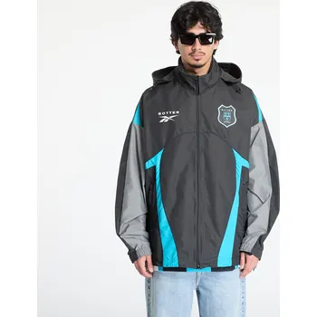 Pánská softshellová bunda Bunda Reebok x Botter LTD Summer Bench Jacket Grey/ Aqua Blue S
