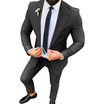 Společenský oblek MC452 Velikost: L, Barva (Varianta): Sada 2 ks černá