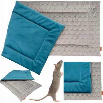 PODLOŽKA MATRACE pro Hlodavce Králíka Morče 120x60cm VELKÁ XL ŠEDÁ