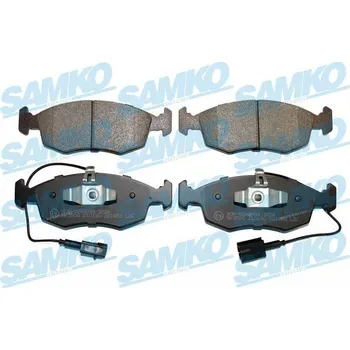 Brzdová destička Sada brzdových destiček, kotoučová brzda SAMKO 5SP1653