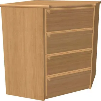 Nábytek Komoda JELÍNEK PAVLA B9Z4 Dub Rustik, olej honey