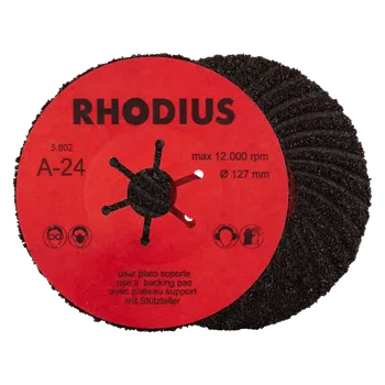 Brusný kotouč RHODIUS Fibrové disky SFA 125 x 22,23 P24 PROline