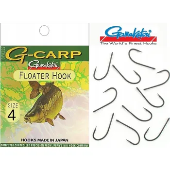 Rybářský háček Háček Gamakatsu Floater Hook velikost 4, 10 ks