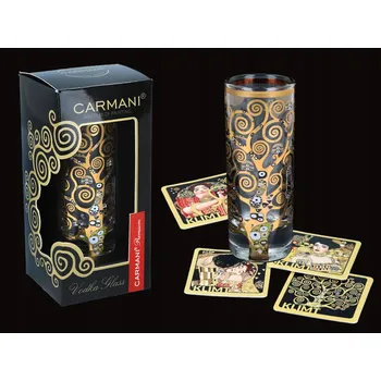 Sklenice Skleničky na koňak, skleničky na likér, skleničky na likér, sklenice na vodku Carmani Klimt vícebarevné 60 Ml 1 ks