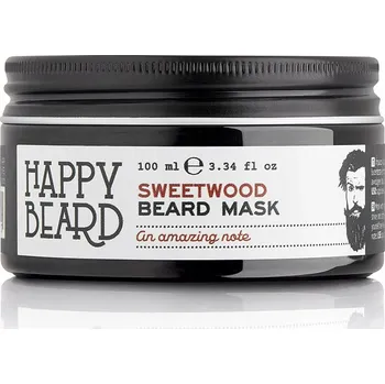 Péče o vousy Happy Beard balzám na vousy Sweetwood beard mask 100 ml