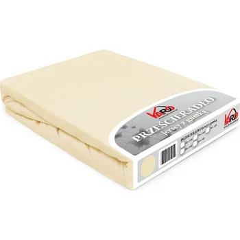 Prostěradlo Prostěradlo jersey s gumou 70x140 krémové Constance KARO