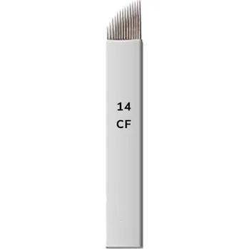 Tetovací jehla 1KS STERILNÍ JEHLA ČEPEL 14F PRO RUČNÍ TETOVACÍ STROJEK PERMANENTNÍ MAKEUP