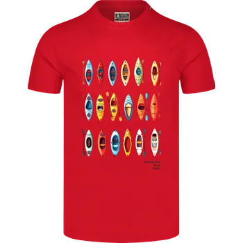 Pánské triko NORDBLANC CANOE NBSMT8155 ČERVENÁ S