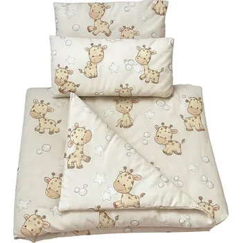 Povlečení SADA POVLEČENÍ S VÝPLNÍ DO POSTÝLKY 90x120 DĚTSKÁ KOJNECKÁ