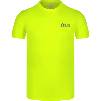 Pánské tričko Pánké funkční triko NORDBLANC BURNING NBSMF8023 BEZPEČNÁ ŽLUTÁ XXL