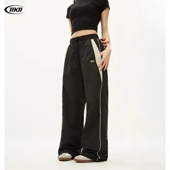 Široké unisex tepláky Streetwear Oversized Barva: Černá, Velikost: L