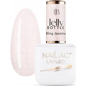 Lak na nehty Gel v lahvičce Jelly Bottle Bling Jasmine NaiLac 7 ml
