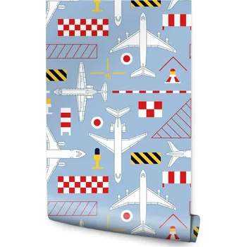 Fototapeta Tapeta Moderní pro Mládež LETADLA Skica Značky