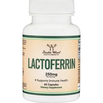 Fitness strava Double Wood Supplements Lactoferrin 60 kapslí