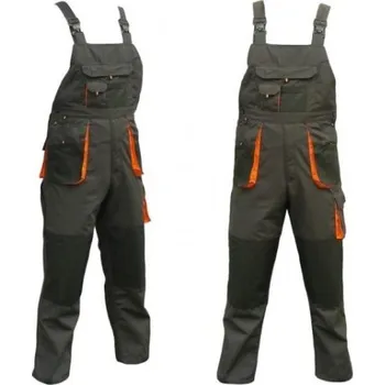 montérky Pracovní montérkové kalhoty s laclem clasic 48