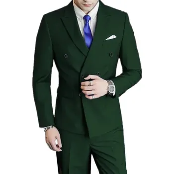 Pánský oblek Plesový oblek MC446 Velikost: L, Barva (Varianta): Sada 2 ks Zelená