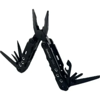 Kleště Multifunkční skládací kleště 15 v 1 - černá