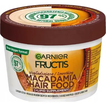 Vlasová regenerace GARNIER MACADAMIA HAIR FOOD MASKA NA VLASY