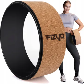 KORKOVÝ KRUH NA JÓGU PILATES CVIČENÍ FIZYO YOGA WHEEL FITNESS KRUH