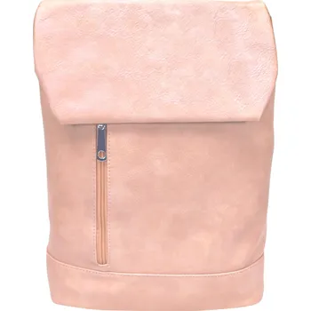 Městský batoh Starorůžový dámský městský batoh s klopou Annie