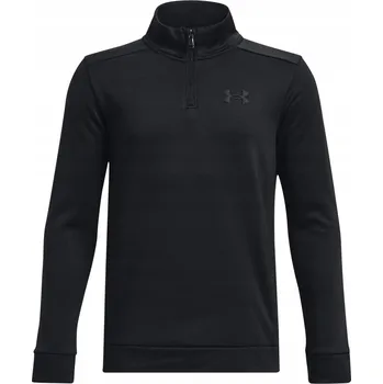 Pánská mikina Chlapecká fleecová mikina Under Armour Armour Fleece 1/4 Zip velikost YM black