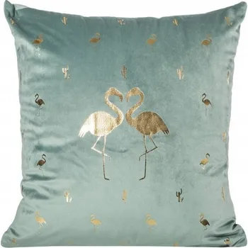 Polštář POVLEČENÍ NA POLŠTÁŘEK DEKORATIVNÍ VELUROVÉ 45x45 POLŠTÁŘ MILLY PLAMEŇÁK