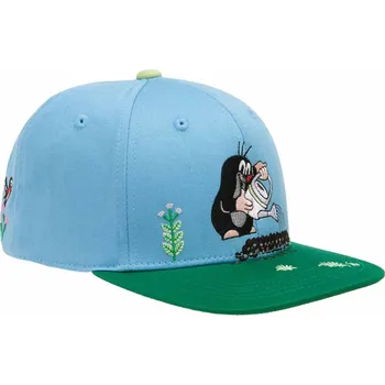 Pokrývka hlavy Dětská snapback čepice - kšiltovka The Little Mole|Krteček: Zalévání (obvod hlavy 50,5-56 cm)