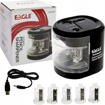 Ořezávátko Elektrické ořezávátko dvojité Eagle černé + 5 náhradních nožů