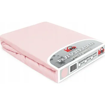 Prostěradlo Prostěradlo jersey s gumou 140x200 růžové pudrové Constance KARO