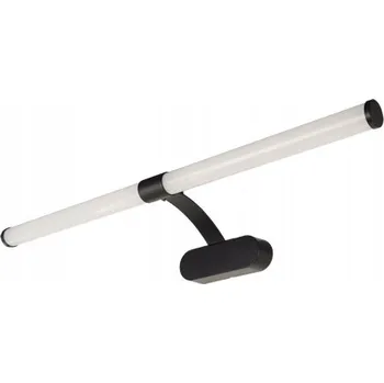 Nástěnné svítidlo LED KOUPELNOVÉ NÁSTĚNNÉ SVÍTIDLO 8W ČERNÉ NAD ZRCADLO NAD NÁSTĚNNOU SKŘÍŇKU